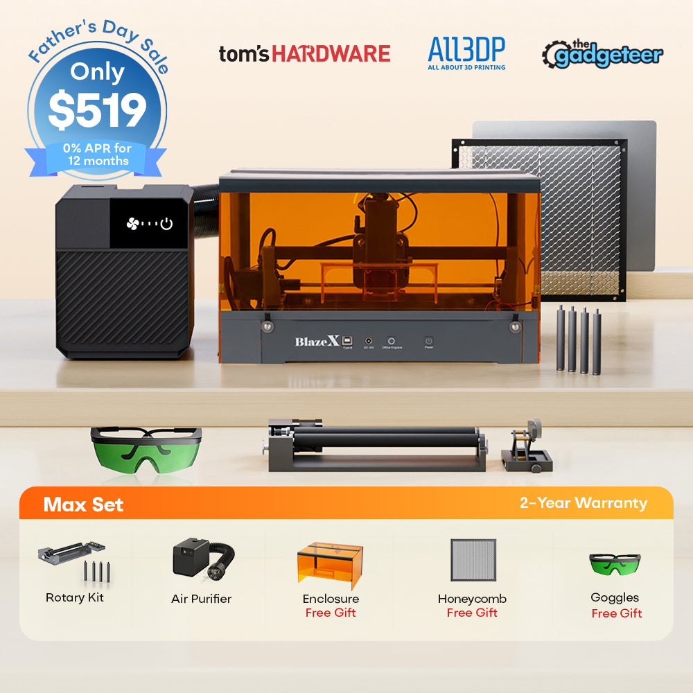 BlazeX M3 Pro Lasergravierer & -schneider