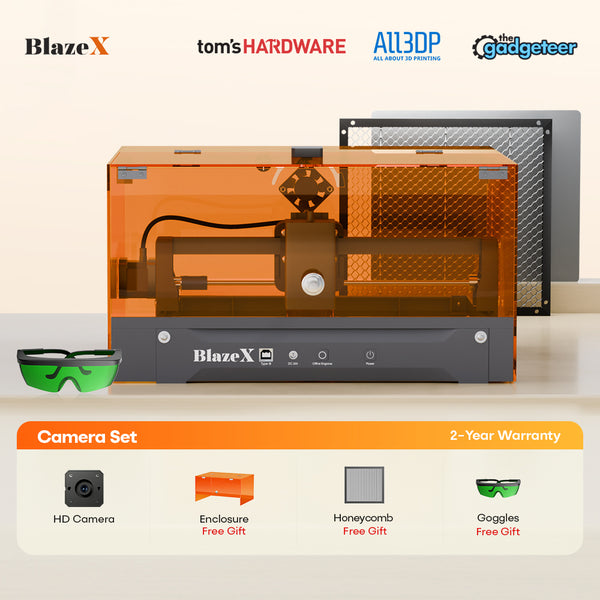 BlazeX M3 Pro Laser Engraver and Cutter with Camera