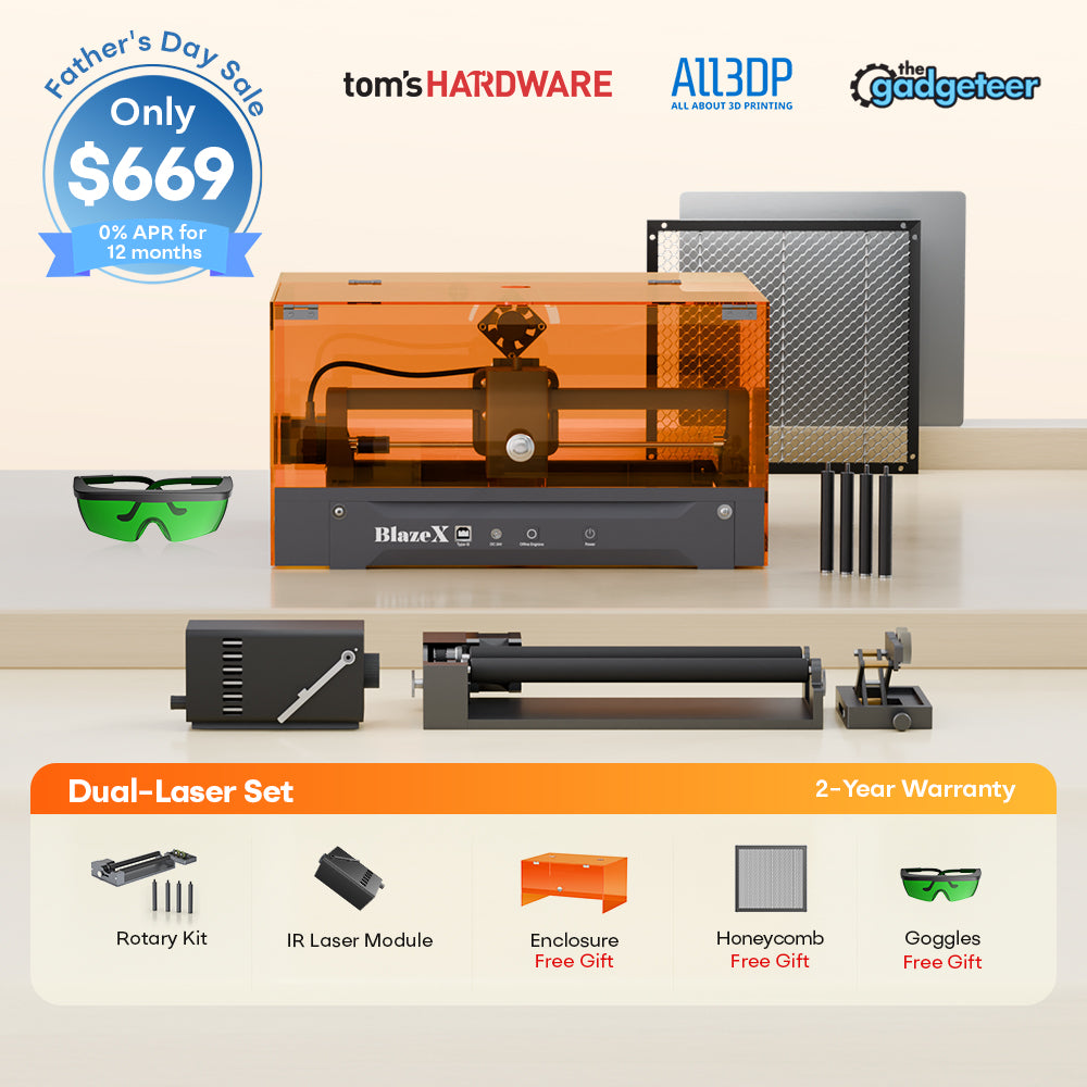 BlazeX M3 Pro Laser Engraver and Cutter