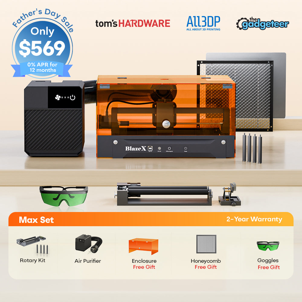 BlazeX M3 Pro Laser Engraver and Cutter