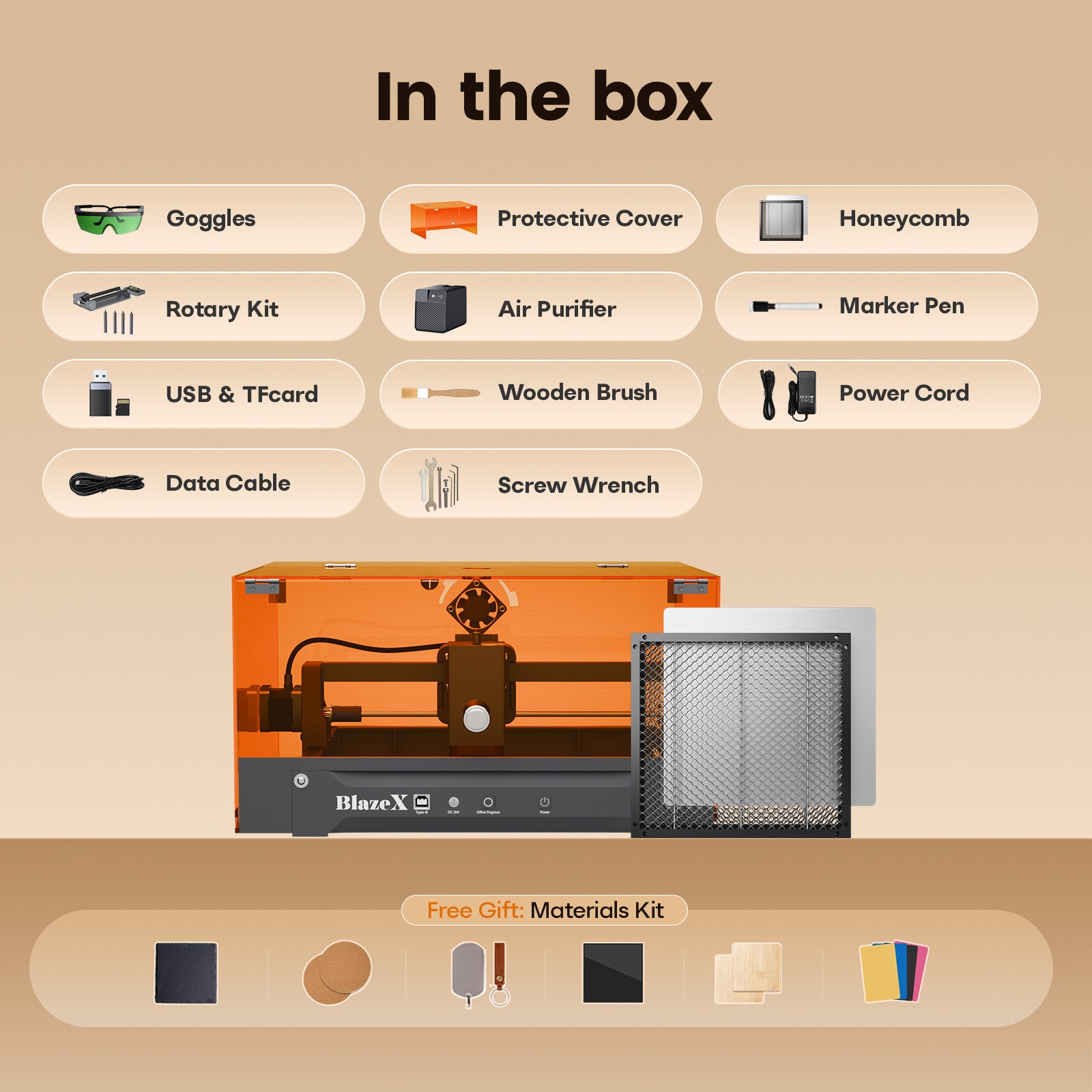 BlazeX M3 Pro Laser Engraver and Cutter
