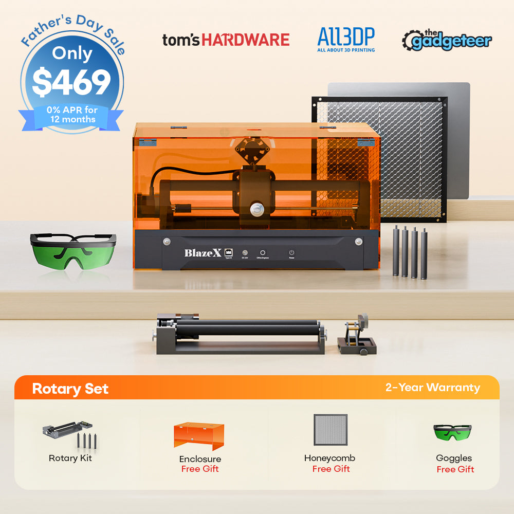 BlazeX M3 Pro Laser Engraver and Cutter